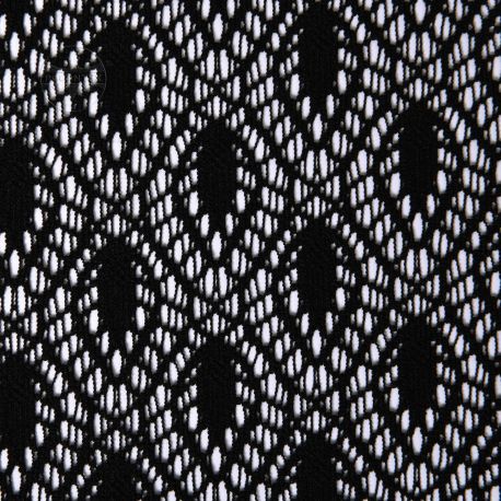 Tkanina koronkowa wzór 4224, kolor czarny