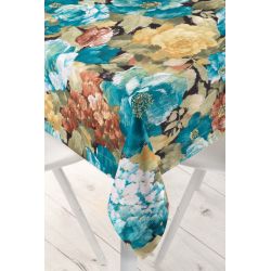 Obrus drukowany kwiaty Cezanne wzór 2112 rozmiar 200x150 cm