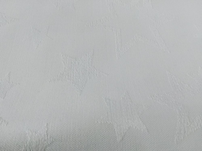 Obrus świąteczny biały  tkanina COSMO LOFT