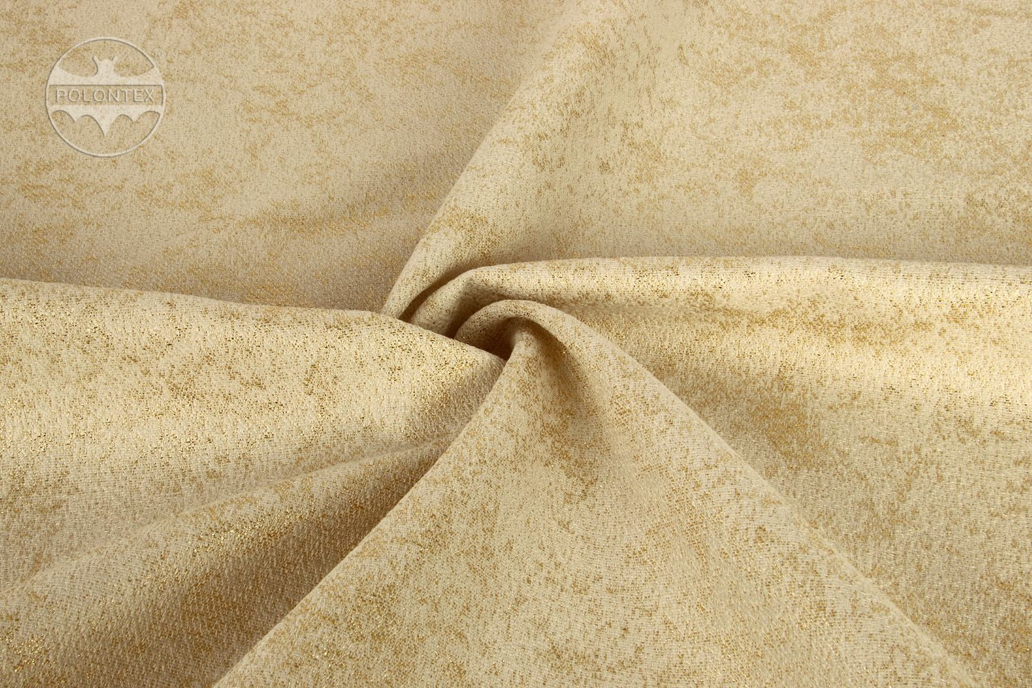 TKANINA LUMINOS 3A kolor A890 biało-złoty