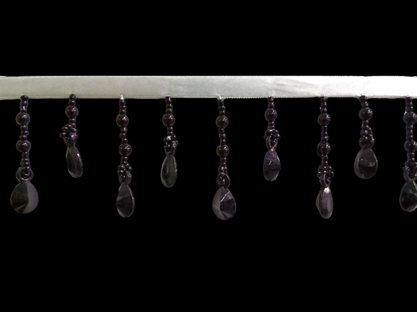 TASMA OZDOBNA  DO FIRAN 5051/ wysokość 5cm kolor czarny