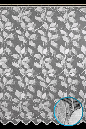 FIRANA ŻAKARDOWA LINDO/250 kolor biały