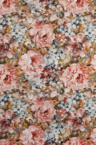 ZASŁONA DR 2189 KWIATY