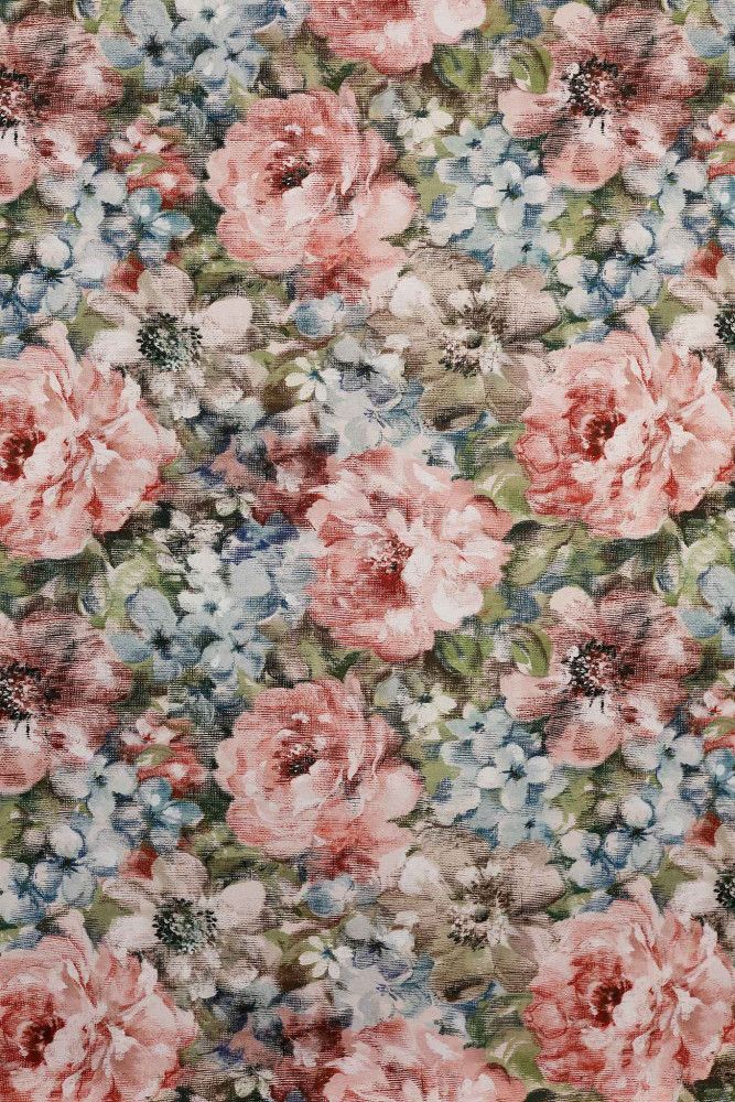 ZASŁONA DR 2191 KWIATY