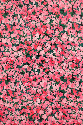 ZASŁONA DRUK 1687 DROBNE KWIATUSZKI