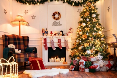 Święta pełne blasku - świąteczne tkaniny we wnętrzu